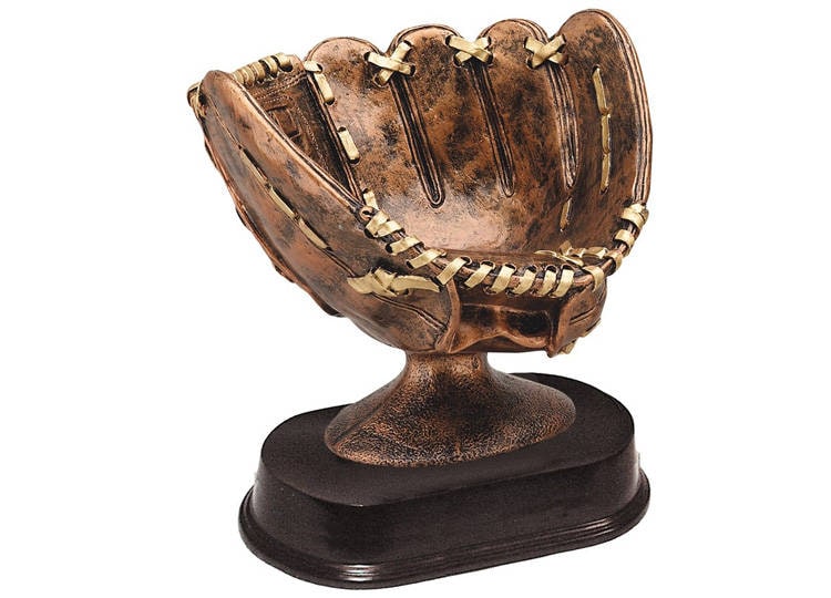 Softball Bronze Glove Ball Holder Trophy RX690AB by DECADE Etsy