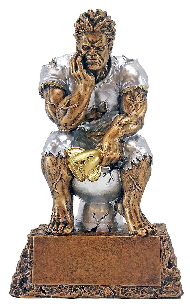 Monster Toilet Bowl Loser Trophy Last Place Beast Award - Etsy