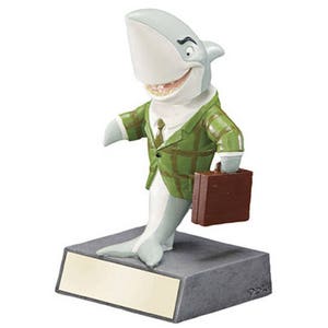 Sales Shark Bobblehead Trophy / Business Award Trophy - by DECADE AWARDS