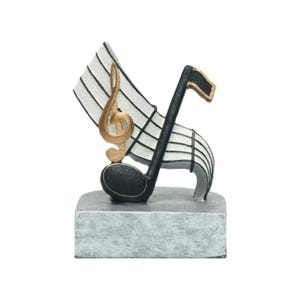 Music Trophy, Color Tek - 4 Inch Tall
