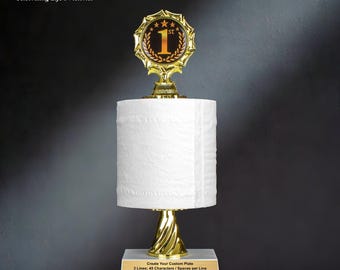 Engraved 1st of the Worst Trophy | Personalized Award of Shame – 12 Inch