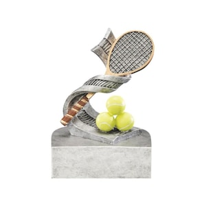 Tennis Trophy, Color Tek - 4 Inch Tall