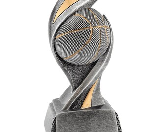 Embrace Basketball Trophy Engraved Basketball Award 6.5 Inch