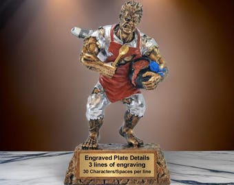 Engraved Monster Chili Champion Trophy | Custom Personalized Cook-Off Beast Award | 6.75 Inches Tall