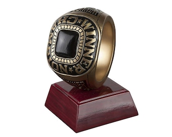 Championship Ring Trophy / Winner Victory Award - by DECADE AWARDS