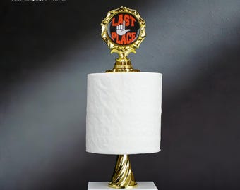 Engraved Last Place Trophy | Personalized Award of Shame– 12 Inch