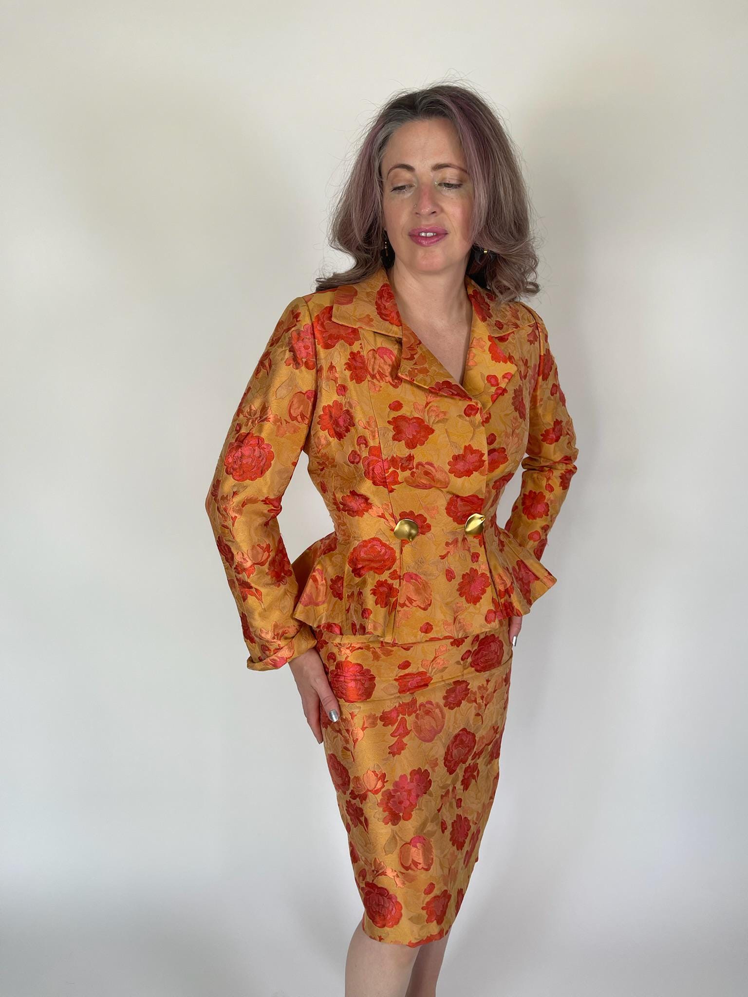 Vintage 60s Neiman Marcus French Skirt Set - Fits Size XXS-XS - Etsy