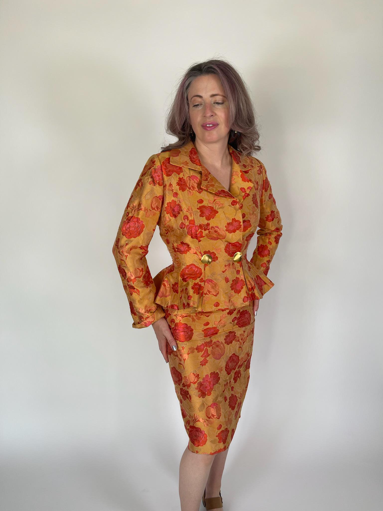 Vintage 60s Neiman Marcus French Skirt Set - Fits Size XXS-XS - Etsy