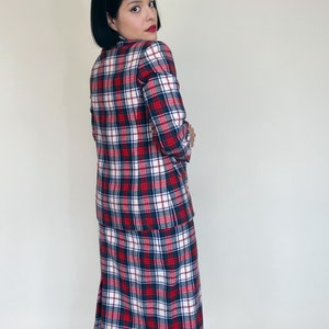 Vintage 60s / 70s Pendleton Pure Virgin Wool Blazer & Pencil Skirt Set Best Fits Sizes S-M image 5