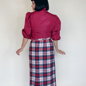 Vintage 60s / 70s Pendleton Pure Virgin Wool Blazer & Pencil Skirt Set Best Fits Sizes S-M image 6