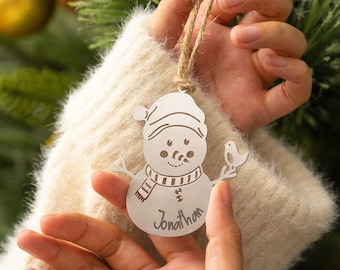 Personalized Snowman Keychain|Christmas Snowman|Snowman Keyring|Kids Christmas Ornaments|Christmas Ornaments|Christmas Gifts|Merry Christmas