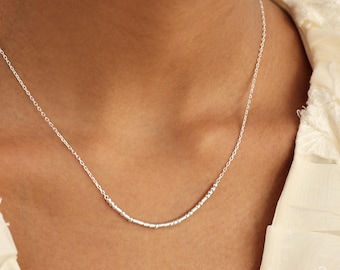 Hidden Message Morse Code Necklace (Personalized, Sterling Silver or Gold)