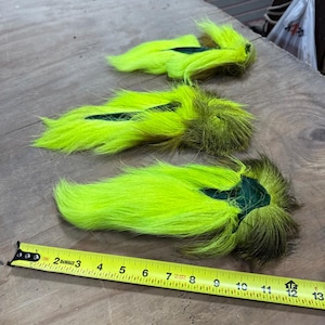 Dyed bucktails for fly tying