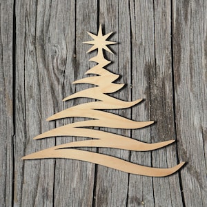 Christmas Tree - Laser Cut Unfinished Wood Cutout Shapes - Always check sizes and measure