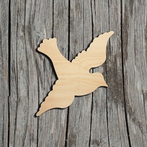 Dove -  Laser Cut Unfinished Wood Cutout Shapes - Always check sizes and measure