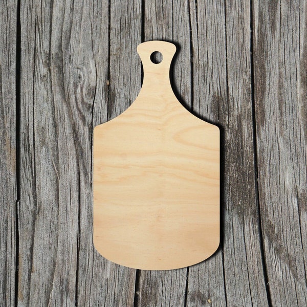 Cutting Board -  Laser Cut Unfinished Wood Cutout Shapes - Always check sizes and measure