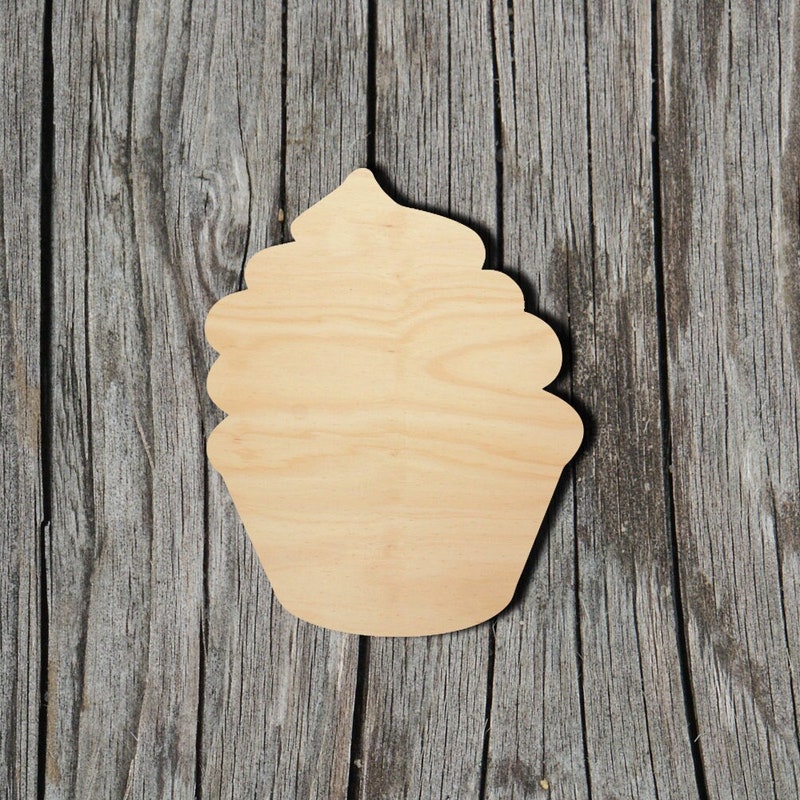 Wood Cupcake - Etsy