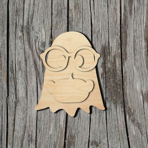 Ghost DIY - Halloween - Laser Cut Unfinished Wood Cutout Shapes - Always check sizes and measure