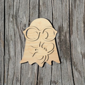 Ghost DIY - Halloween - Laser Cut Unfinished Wood Cutout Shapes - Always check sizes and measure