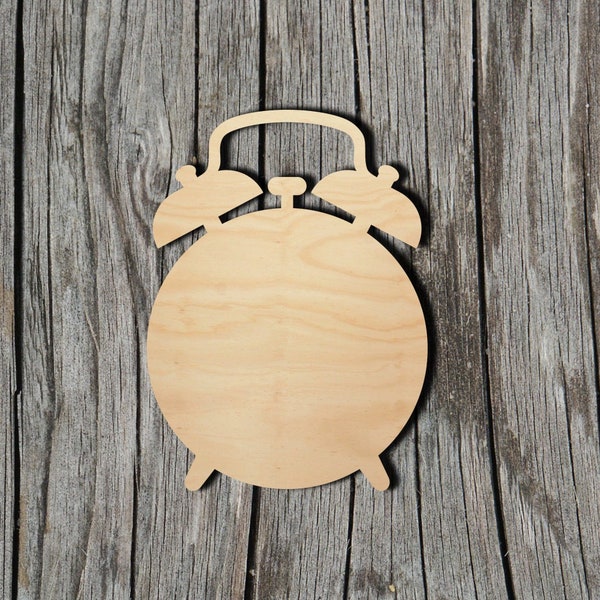 Clock Shape -  Laser Cut Unfinished Wood Cutout Shapes - Always check sizes and measure