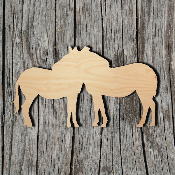 Zebra Shape - Wildlife - Laser Cut Unfinished Wood Cutout Shapes - Always check sizes and measure