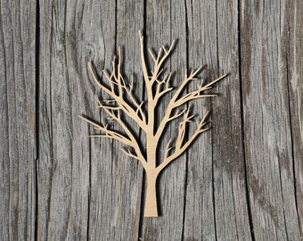 Tree - Multiple Sizes - Laser Cut Unfinished Wood Cutout Shapes