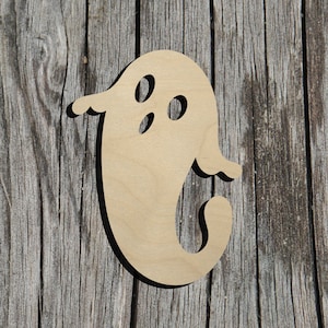 Ghost - Halloween -  Laser Cut Unfinished Wood Cutout Shapes - Always check sizes and measure