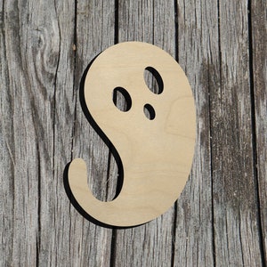 Ghost - Halloween -  Laser Cut Unfinished Wood Cutout Shapes - Always check sizes and measure