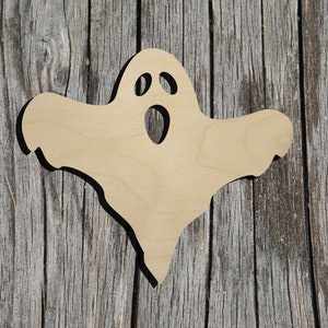 Ghost - Halloween -  Laser Cut Unfinished Wood Cutout Shapes - Always check sizes and measure