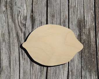 Lemon with leaf shape Wooden cut out shapes for crafts and decorations Unfinished wood shapes Fruit cutouts Lemon with leaf shape Wooden cut out shapes for crafts and decorations Unfinished wood shapes Fruit cutouts