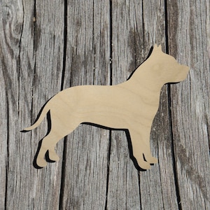 Dog -  Laser Cut Unfinished Wood Cutout Shapes - Always check sizes and measure