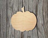 Pumpkin - Multiple Sizes - Laser Cut Unfinished Wood Cutout Shapes