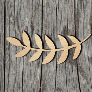 Vine Shape - Laser Cut Unfinished Wood Cutout Shapes - Always check sizes and measure