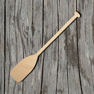 Boat Oar Shape - Laser Cut Unfinished Wood Cutout Shapes - Always check sizes and measure