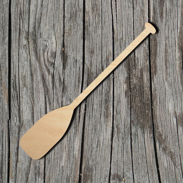Boat Oar Shape - Laser Cut Unfinished Wood Cutout Shapes - Always check sizes and measure
