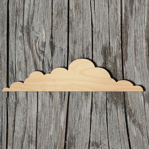 Cloud -  Laser Cut Unfinished Wood Cutout Shapes - Always check sizes and measure