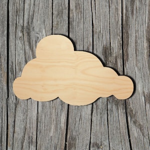 Cloud -  Laser Cut Unfinished Wood Cutout Shapes - Always check sizes and measure