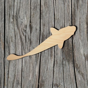 Koi - Fish - Multiple Sizes - Laser Cut Unfinished Wood Cutout Shapes