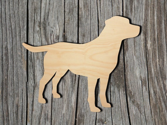 Dog - Laser Cut Out Unfinished Wood Craft Shape DOG5 Dog - Laser Cut Out Unfinished Wood Craft Shape DOG5