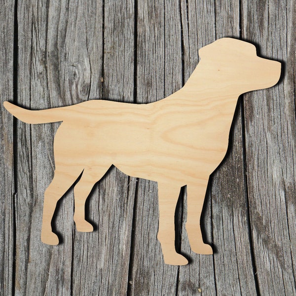 Dog -  Laser Cut Unfinished Wood Cutout Shapes - Always check sizes and measure