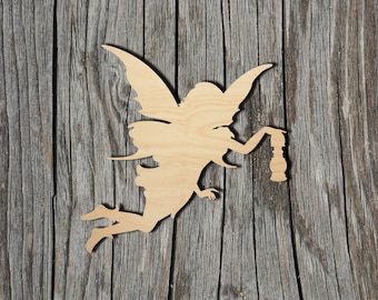 Fairy Shape -  Laser Cut Unfinished Wood Cutout Shapes - Always check sizes and measure