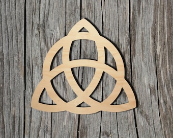 Celtic Knot -  Laser Cut Unfinished Wood Cutout Shapes - Always check sizes and measure