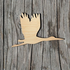 Stork Shape -  Laser Cut Unfinished Wood Cutout Shapes - Always check sizes and measure