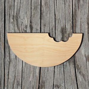 Watermelon Slice -  Laser Cut Unfinished Wood Cutout Shapes - Always check sizes and measure