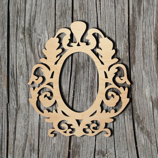 Frame Shape - Multiple Sizes - Laser Cut Unfinished Wood Cutout Shapes