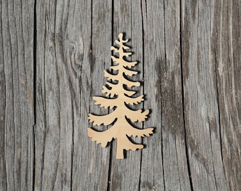 Tree - Multiple Sizes - Laser Cut Unfinished Wood Cutout Shapes
