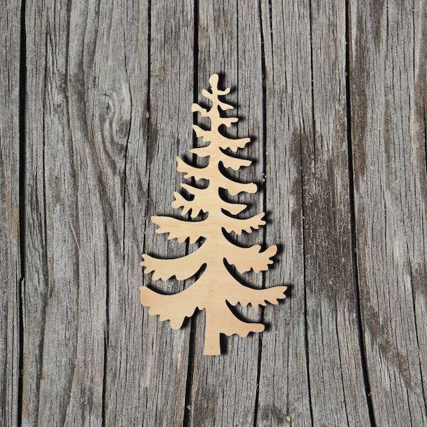 Tree - Multiple Sizes - Laser Cut Unfinished Wood Cutout Shapes