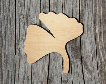 Leaf - Laser Cut Out Unfinished Wood Craft Shape LEF36 - The Wood Shape