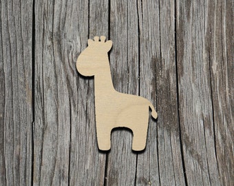Giraffe -  Laser Cut Unfinished Wood Cutout Shapes - Always check sizes and measure