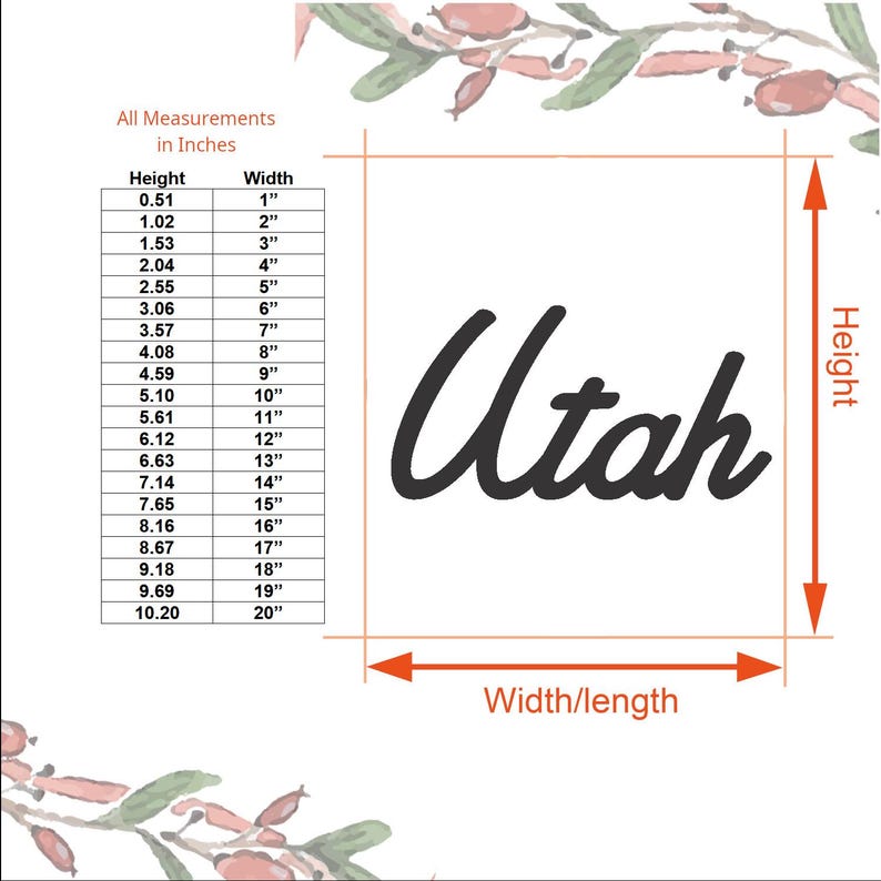 Utah Wood Sign - Laser Cut Unfinished Wood Cutout Shapes - Always Check ...